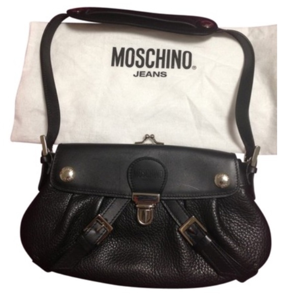 Moschino leather bag with coin purse
